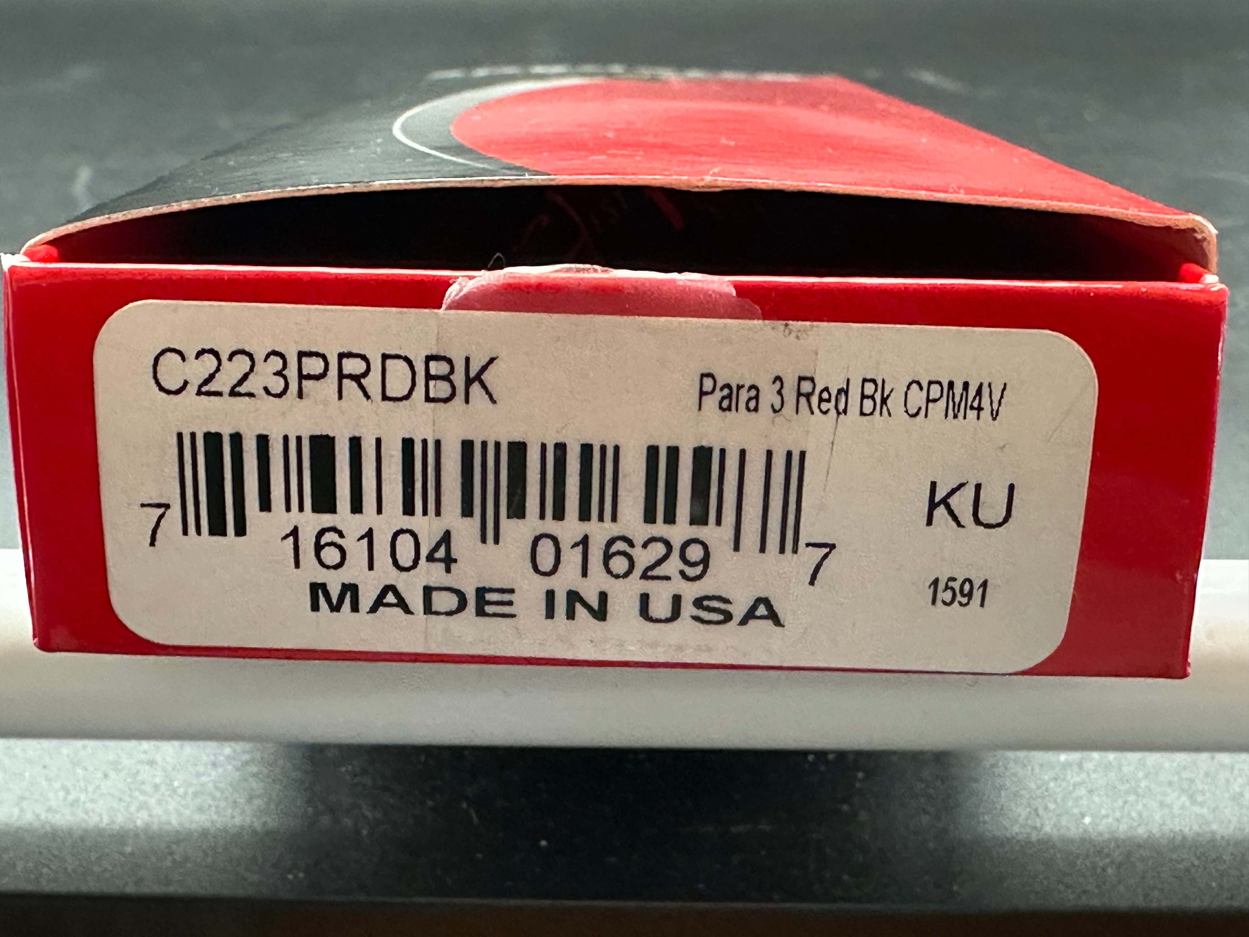 Spyderco Para 3 Lightweight Folding Knife - St. Nick's Knives Exclusive 2.93