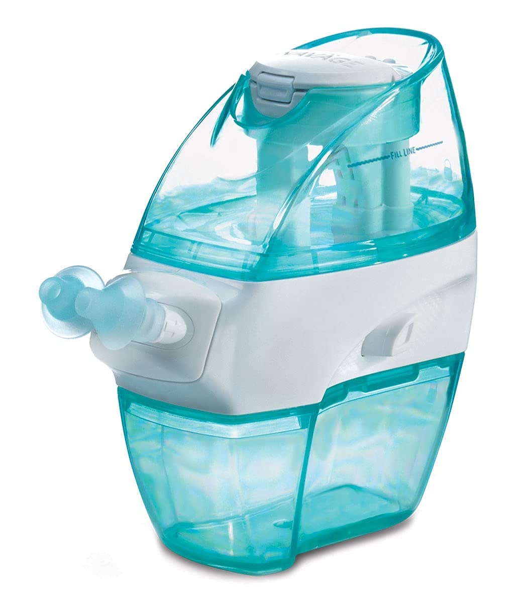 Navage Essentials Bundle Nasal Irrigation System - Saline Nasal Rinse Kit with 1 Nose Cleaner, 30 Salt Pods, Countertop Caddy & Teal Travel Case | Sinus Relief for Allergies, Cold & Congestion | Perfect for Home & Travel Use