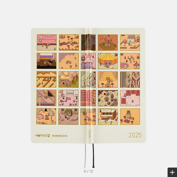 Hobonichi Techo 2025 MOTHER: Smiles & Tears Weeks Hardcover Planner - Weekly Horizontal Layout, January Start, Monday Start, English Edition - Perfect for Work, School & Personal Organization