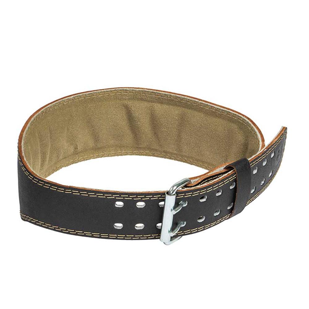 Harbinger 4 Inch Padded Leather Weightlifting Belt for Men & Women - Premium Gym Belt for Powerlifting, CrossFit & Strength Training