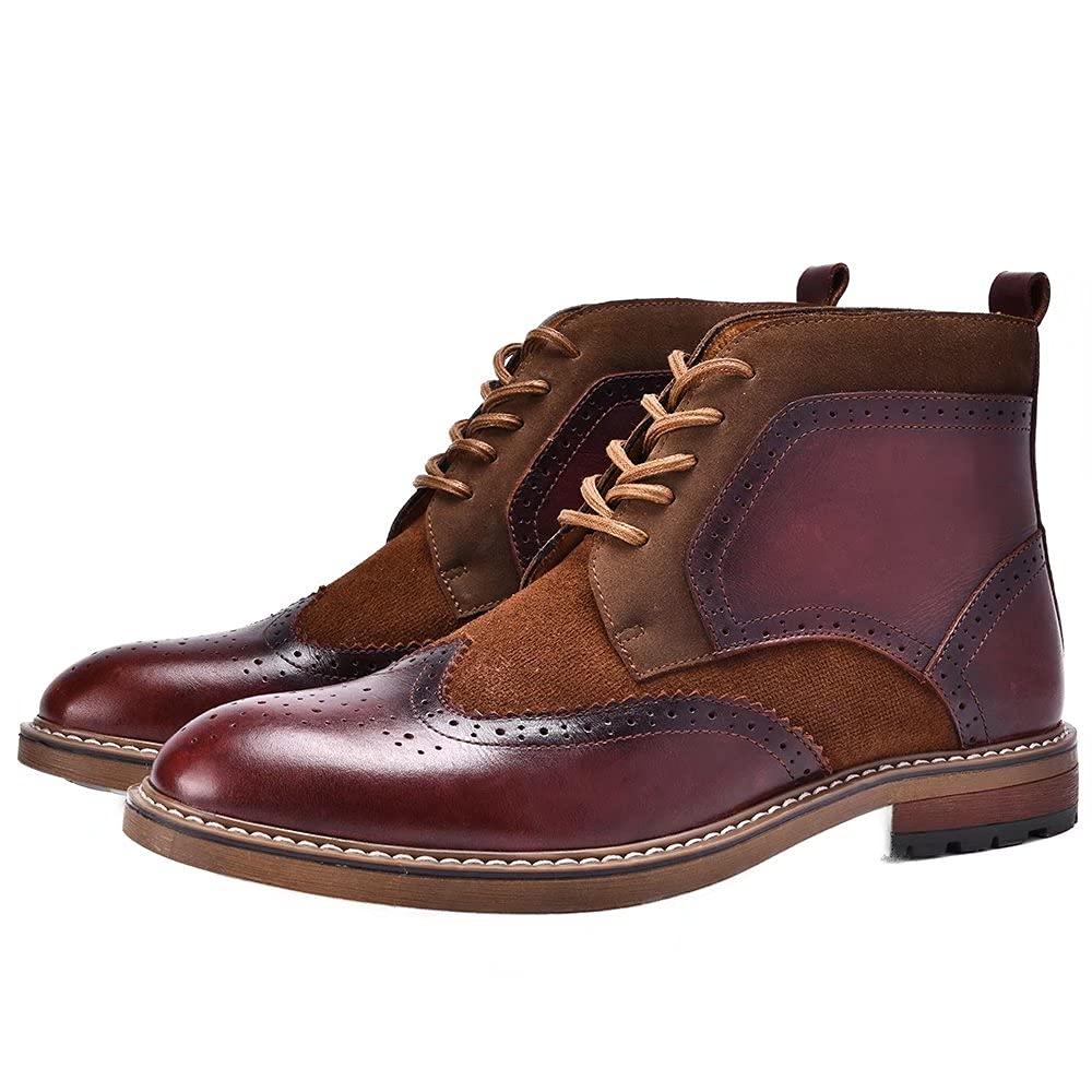 Arkbird Men's Chelsea Ankle Boots - Genuine Leather Oxford Dress Shoes for Casual & Formal Wear | Comfortable Slip-On Boots for Office, Dating & Outdoor Activities