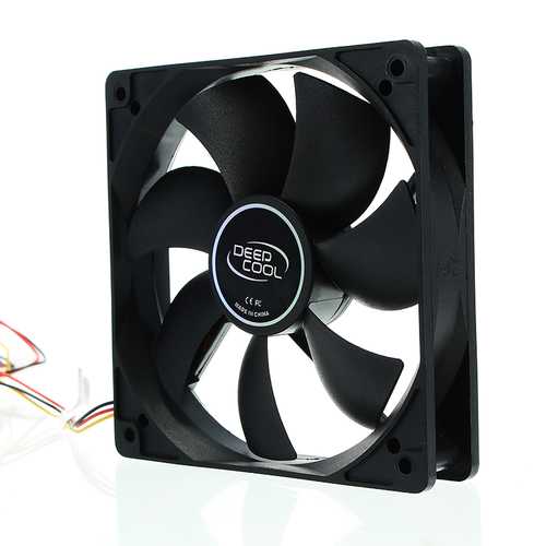 Deepcool 120mm x 120mm x 25mm 12V 3-Pin PC CPU Cooling Fan - Ultra Quiet Radiator Fan for Desktop Computers - Perfect for Gaming Rigs & Workstations