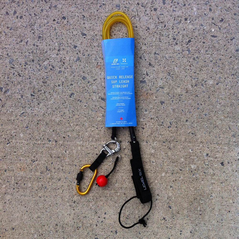 Level 6 STRAIGHT Quick Release SUP Leash - Premium Surfboard Leash for Stand Up Paddle Boarding, Kayaking & Water Sports | Durable & Secure Safety Tether for Ocean, Lake & River Adventures