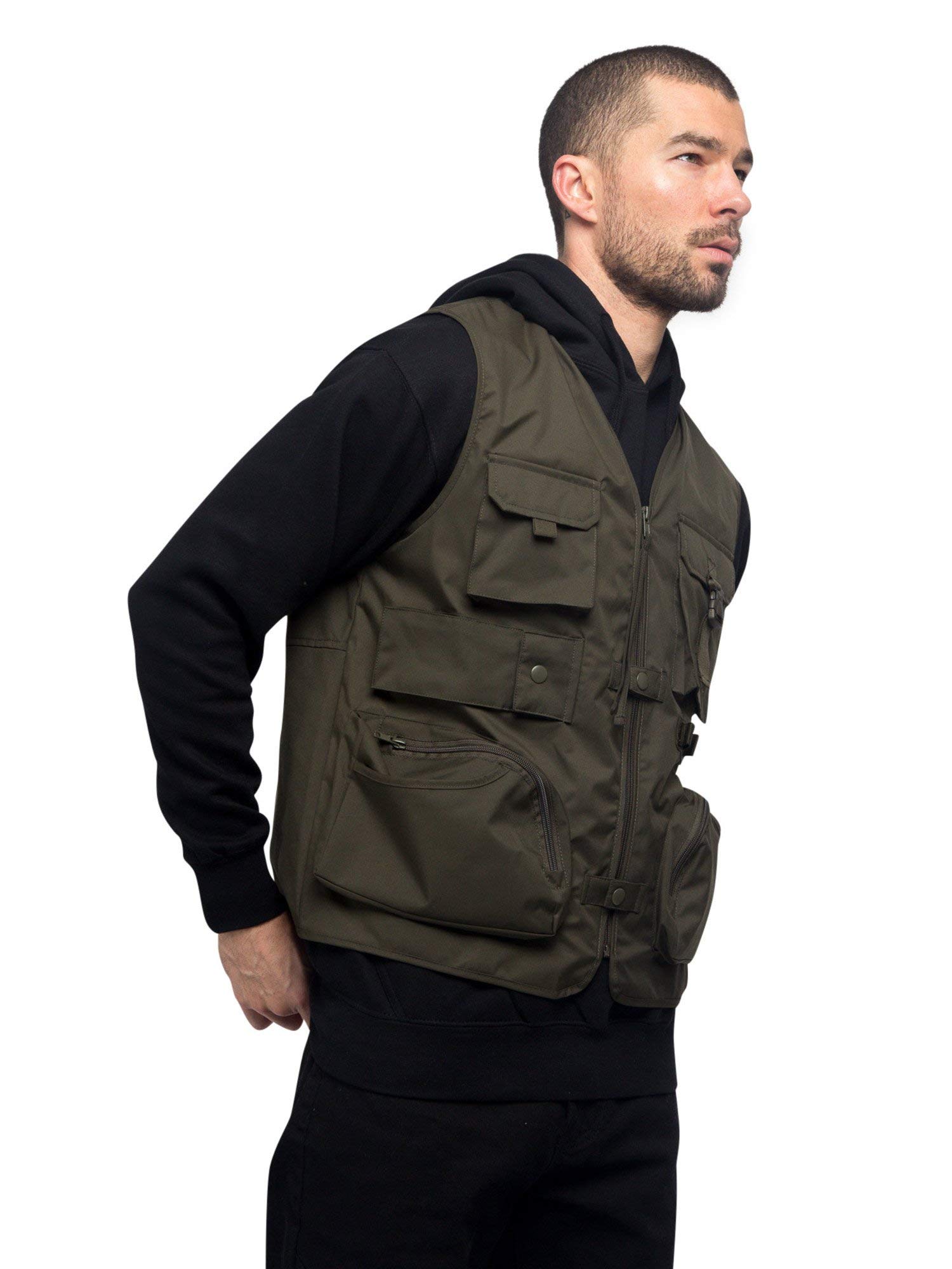 Victorious Men's Outdoor Utility Tool Vest - Durable Multi-Pocket Work Vest for Fishing, Hiking & Camping Gear Storage - Perfect for Outdoor Adventures & DIY Projects