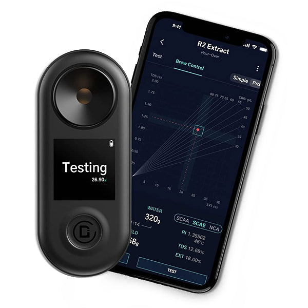 DiFluid R2 Coffee Refractometer - Digital Brix Meter for Espresso, Cold Brew & Specialty Coffee - Perfect for Baristas, Home Brewers & Coffee Shops