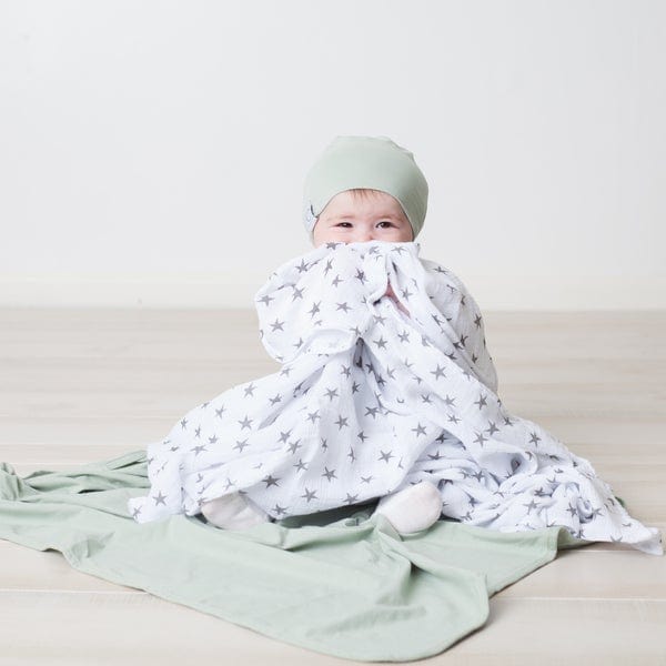 Ely's&Co. Jersey Cotton Swaddle Set - Soft Baby Swaddle Blankets for Newborns, Breathable & Stretchy for Comfortable Sleep, Perfect for Nursery, Travel & Photo Shoots
