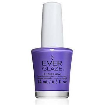 China Glaze Ever Glaze Nail Polish - Don't Grape About It (0.5 oz) #82306 - Long-Lasting Purple Nail Lacquer for Salon-Quality Manicures at Home