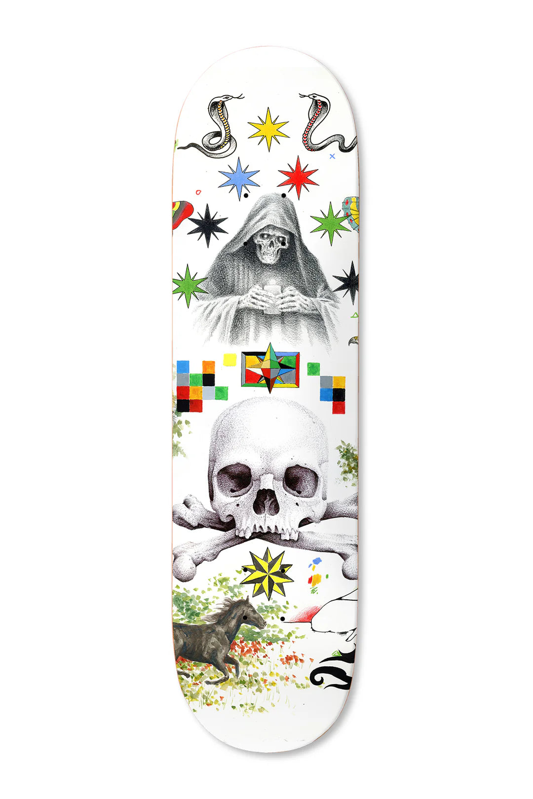 Deathwish Hayes Endless Abyss Skateboard Deck 8.5 - Professional Skateboard for Street & Park Riding | Perfect for Skaters & Collectors