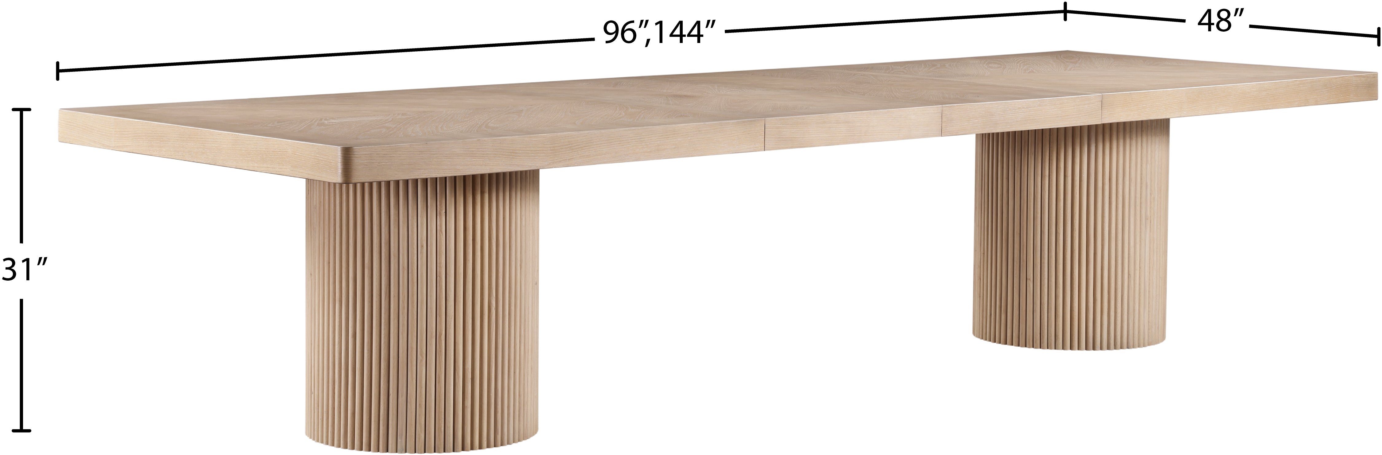 Belinda Dining Table - Modern Wooden Dining Table Set (3-Piece) for Home, Kitchen, and Restaurant Use