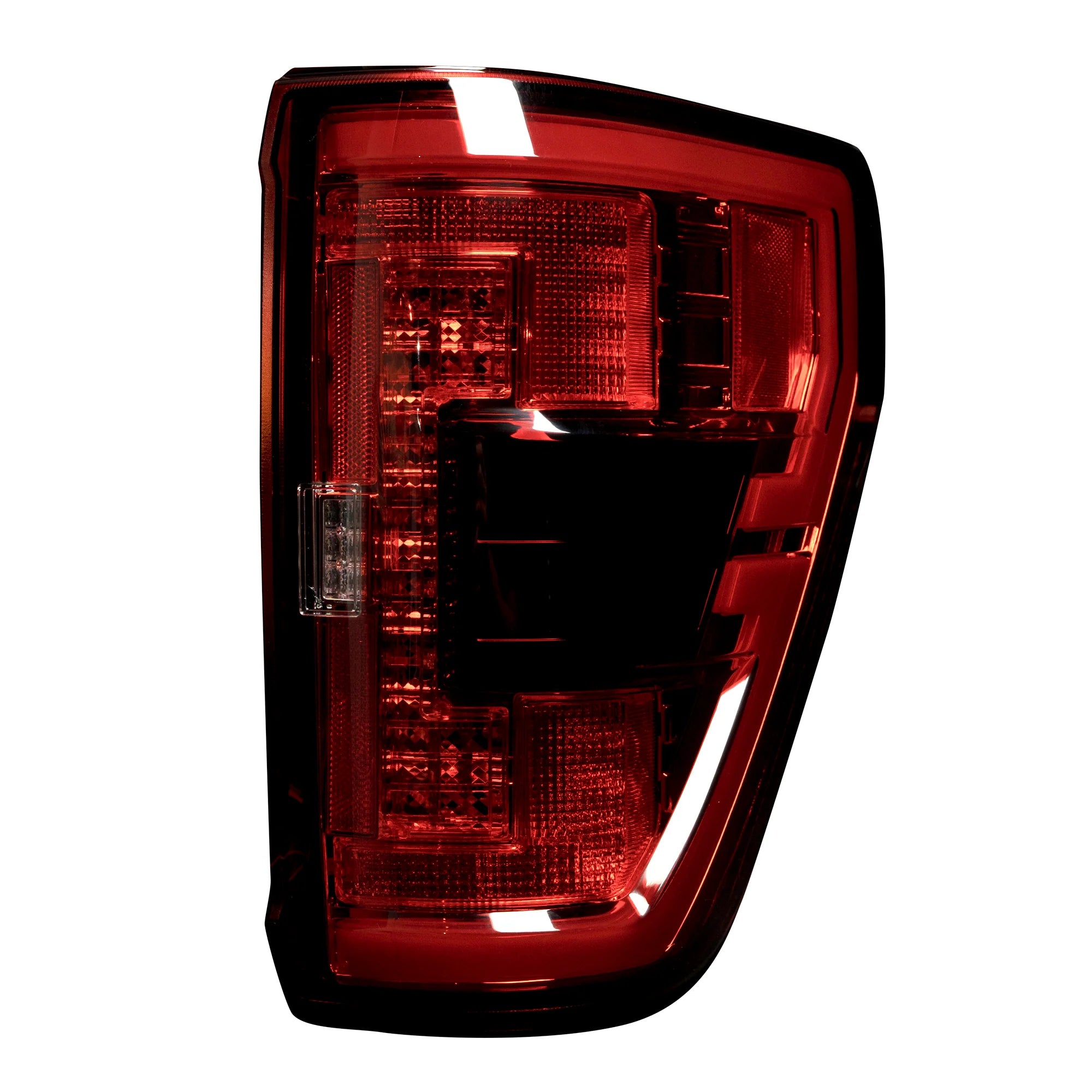 Ford F150 & Raptor 2021-2023 LED Tail Lights with BLIS | OEM Replacement Red Lens OLED Taillights | Upgrade for Off-Road & Night Driving