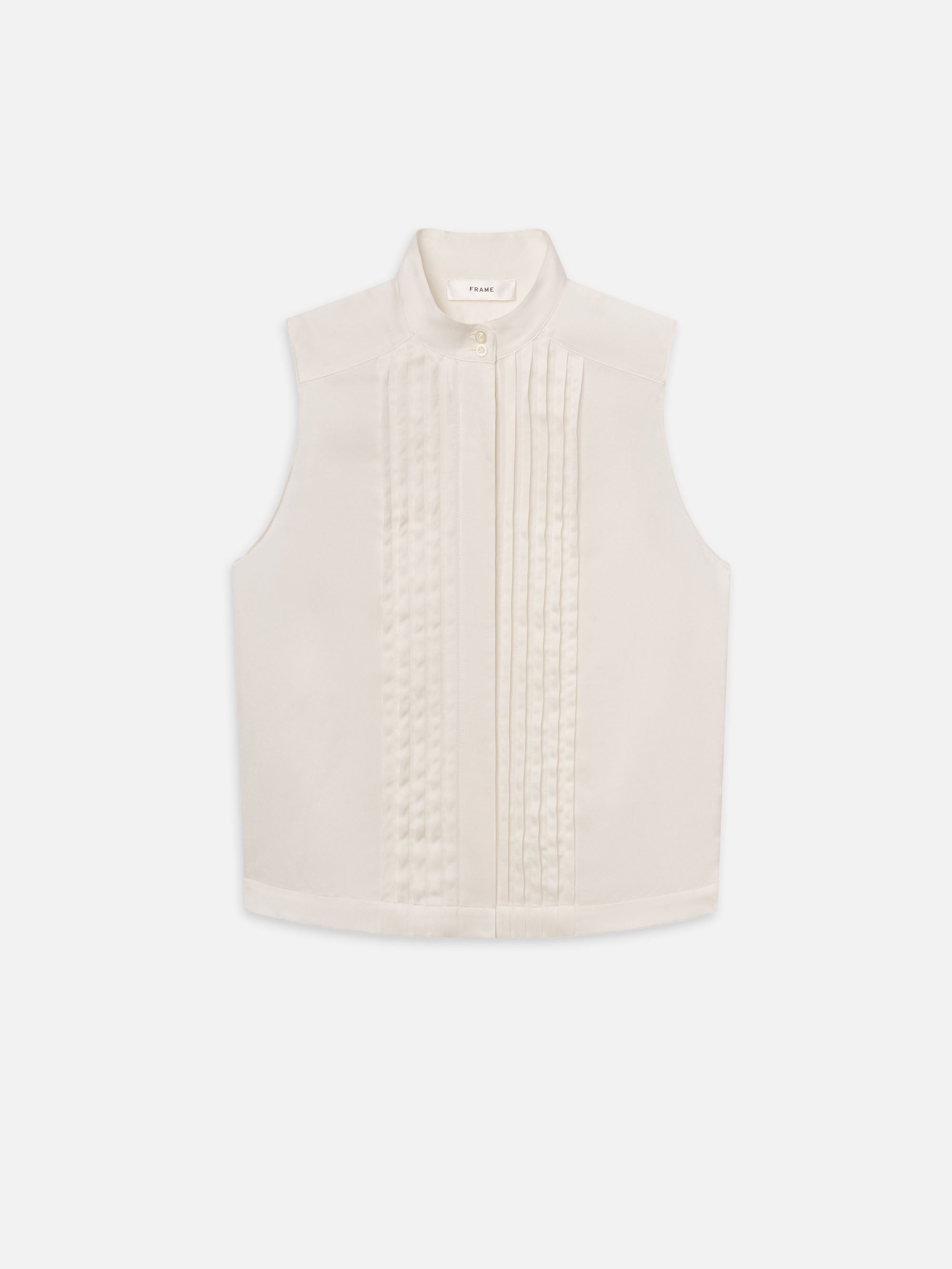 Elegant Tux Blouse in Alabaster White - Perfect for Office Wear, Cocktail Parties & Formal Events