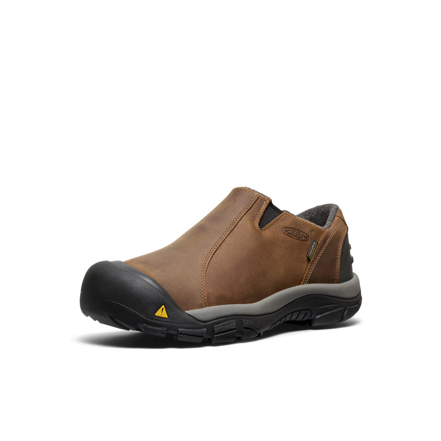 Men's Brixen Waterproof Wide Width Hiking Shoes - Slate Black/Madder Brown | Outdoor Trekking & Casual Wear