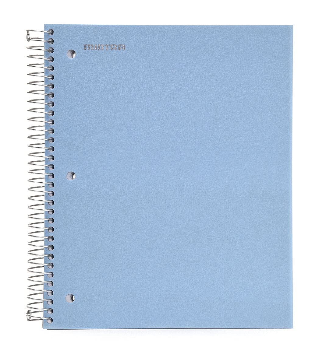 Durable 5-Subject Spiral Notebook - College Ruled for Office & School Use