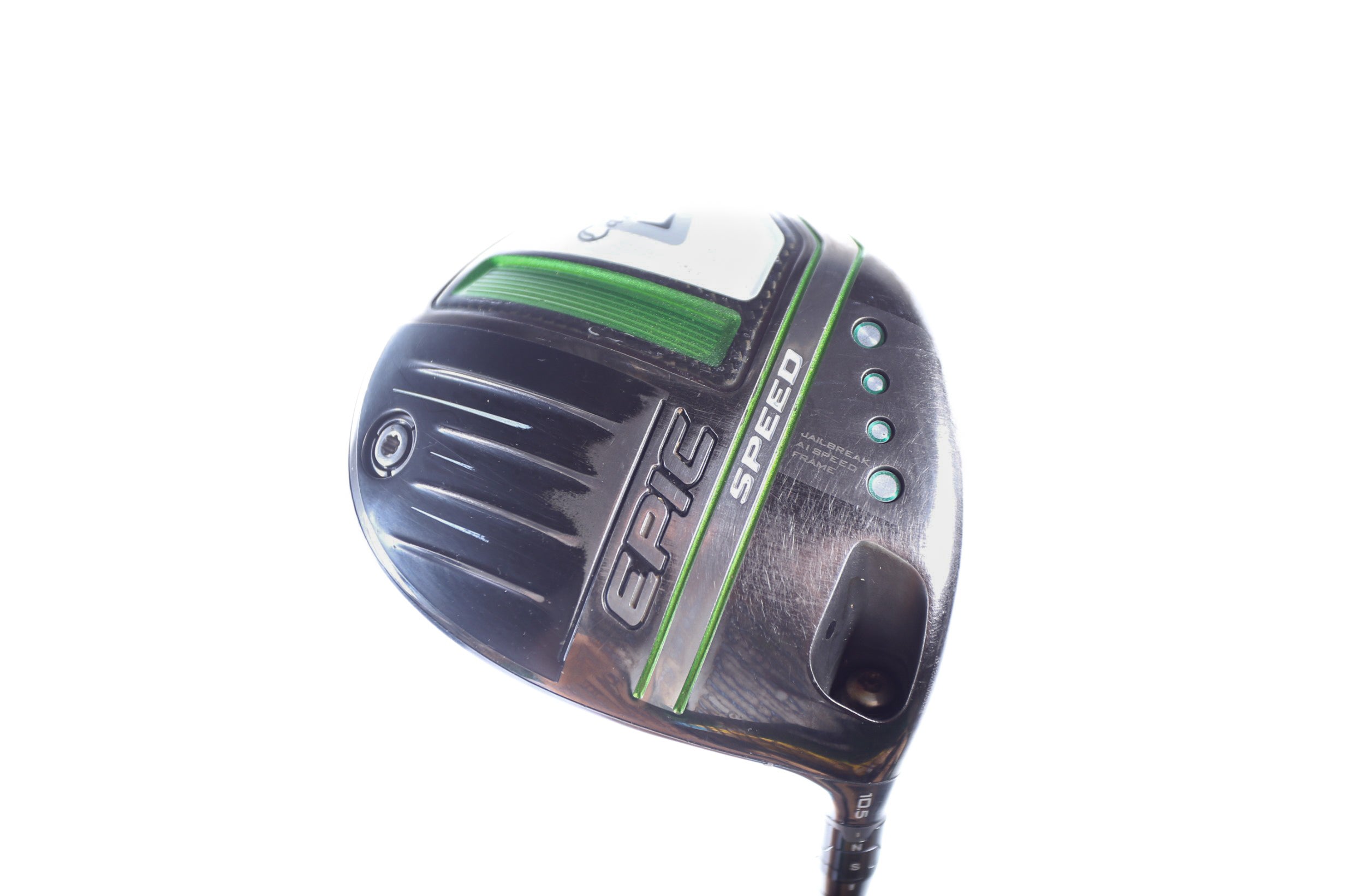 Used Callaway Epic Speed Driver 10.5° Stiff Flex Project X HZRDUS Smoke Green iM10 Right Hand Golf Club - Perfect for Improving Distance & Accuracy on the Course