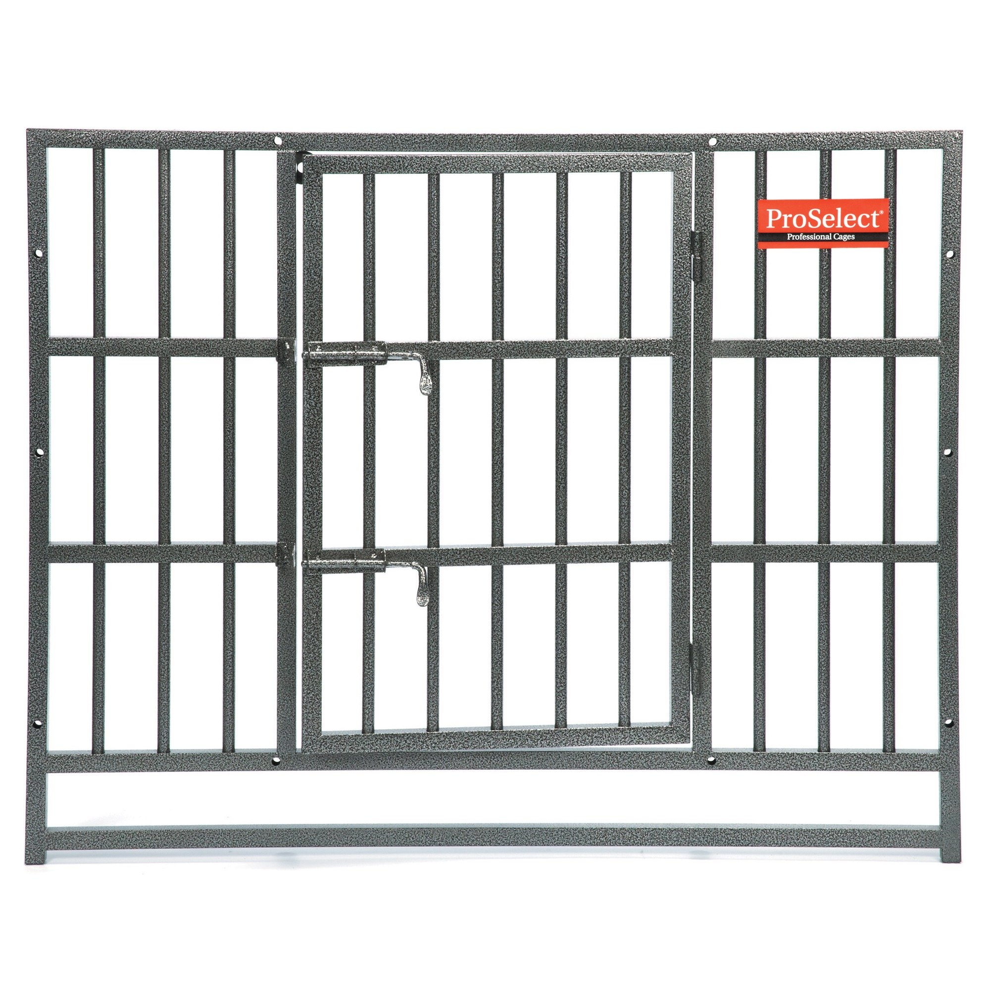 Proselect Replacement Door Frames - Heavy Duty Steel Modular Kennel Cages for Dogs - Medium Size, Silver - Perfect for Pet Shelter, Vet Clinic & Home Use