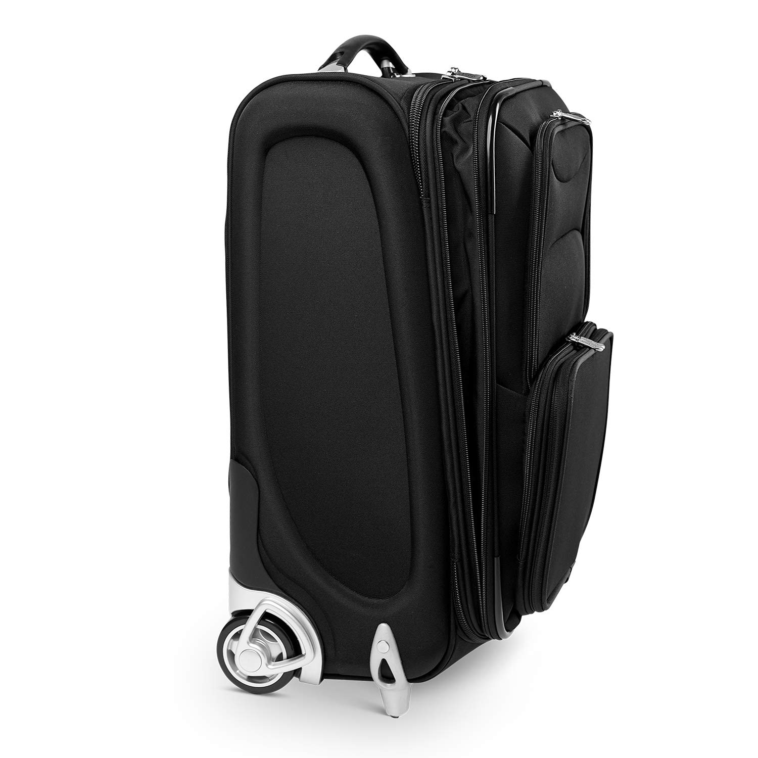Concept One NCAA Ohio State Buckeyes 21-inch Carry-On Luggage - Lightweight Spinner Suitcase for College Travel, Business Trips & Weekend Getaways