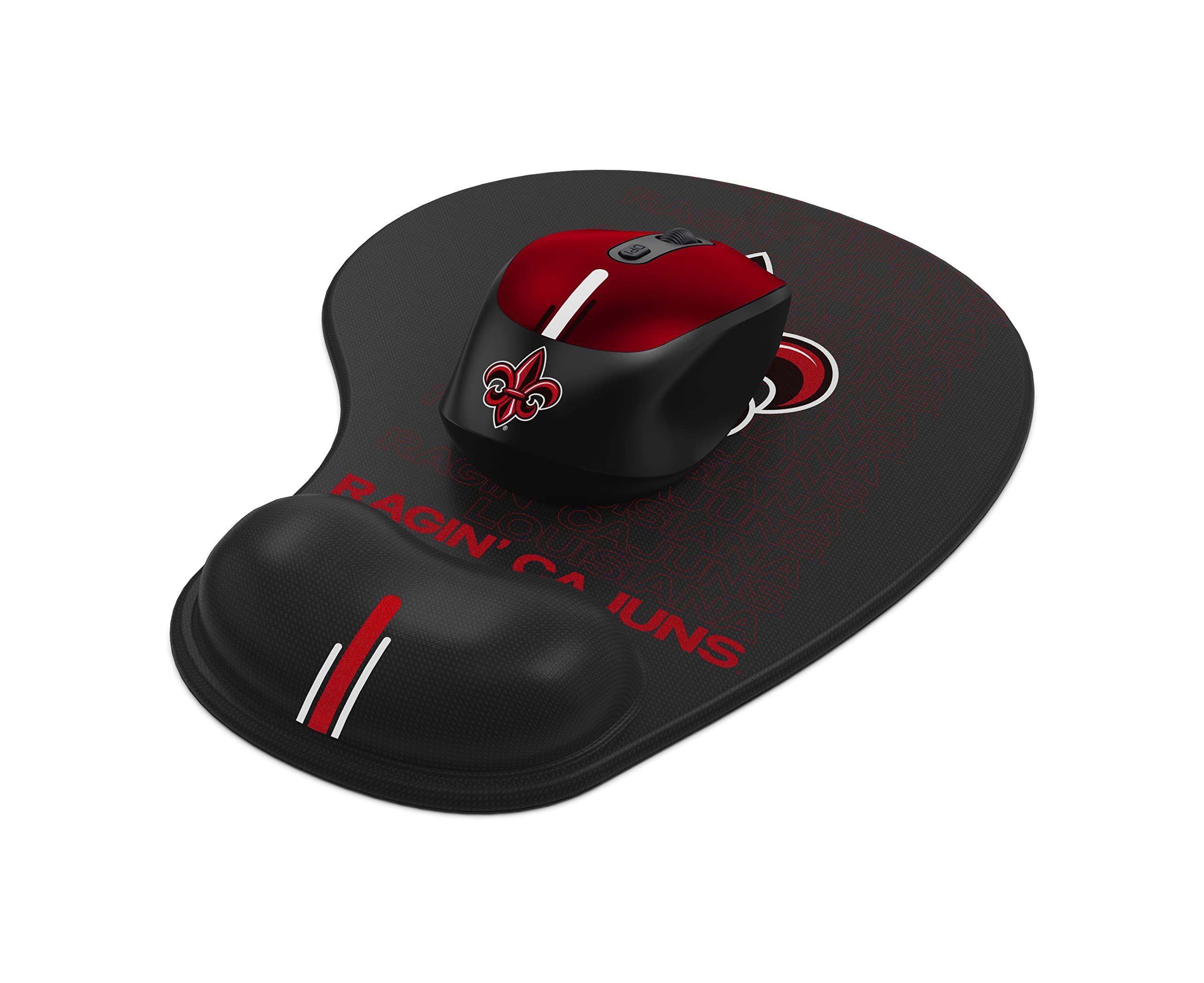SOAR NCAA Unisex Wireless Mouse with Ergonomic Design & Non-Slip Mouse Pad - Perfect for Gaming, Office Work, and College Dorm Setups
