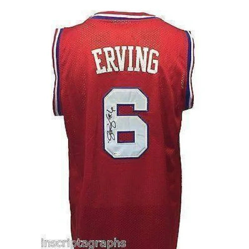 Julius Erving Signed Philadelphia 76ers Jersey - Authentic Autograph with COA - Perfect for NBA Memorabilia Collectors and Sports Fans
