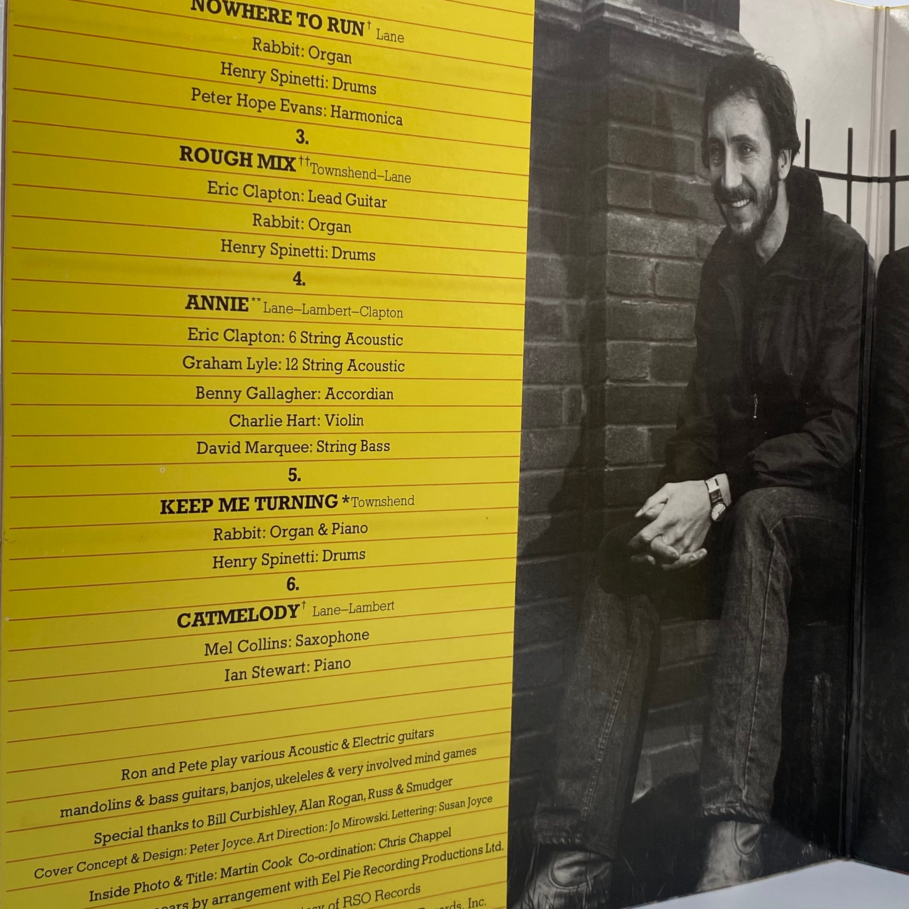 Ronnie Lane & Pete Townshend: Legendary British Rock Duo - Perfect for Music Lovers & Classic Rock Collectors