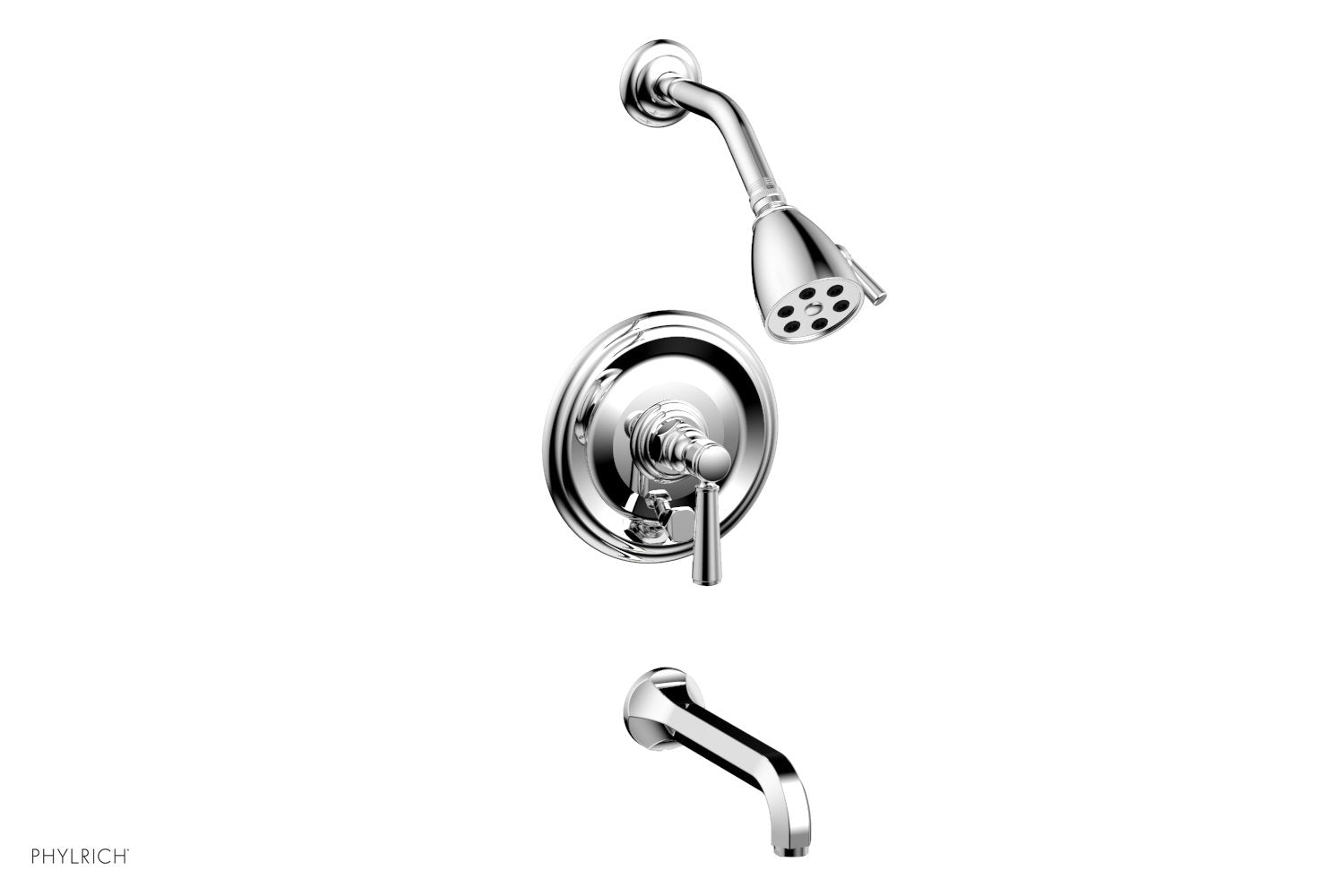 HEX TRADITIONAL Pressure Balance Tub and Shower Faucet Set 500 27 - Perfect for Bathroom Renovation and Modern Home Upgrade