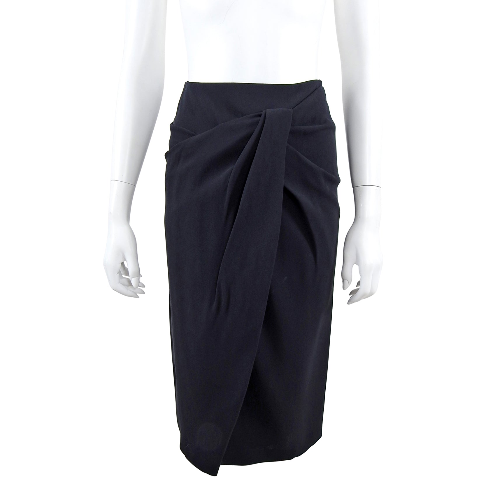 Burberry Prorsum Black Knee-Length Pencil Skirt for Women - Size IT38/XS/US2 - Perfect for Office Wear, Cocktail Parties & Formal Events