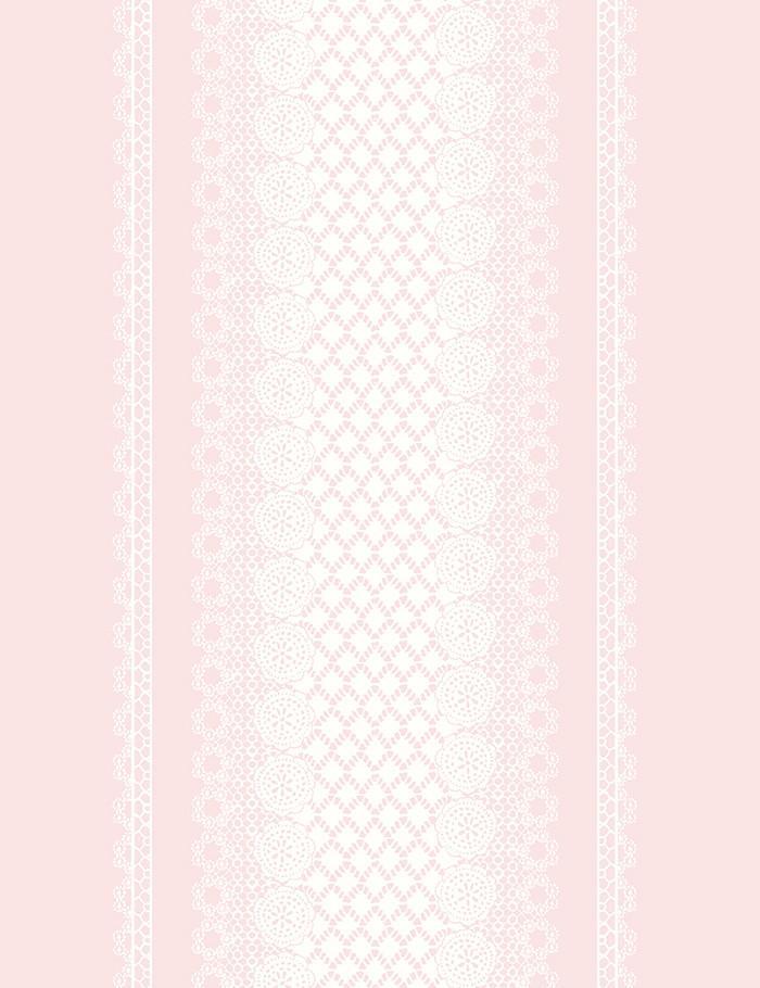 Nathan Turner Pink Lace Front Wallpaper - Elegant Floral Design for Living Room, Bedroom & Home Decor