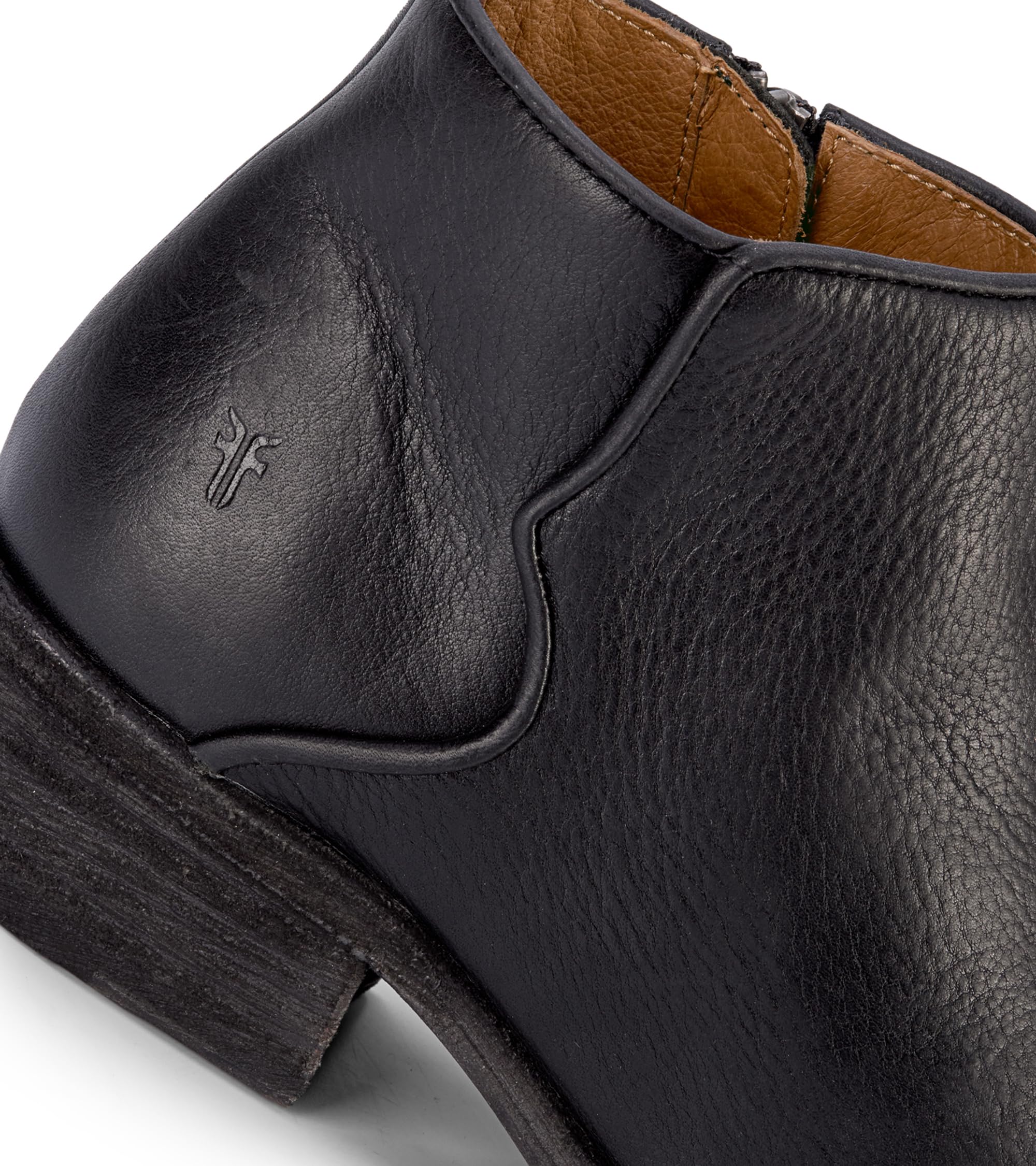 Frye Carson Piping Booties for Women - Soft Full-Grain Leather Western Ankle Boots with Signature Piping Detail & Leather Lining - 4