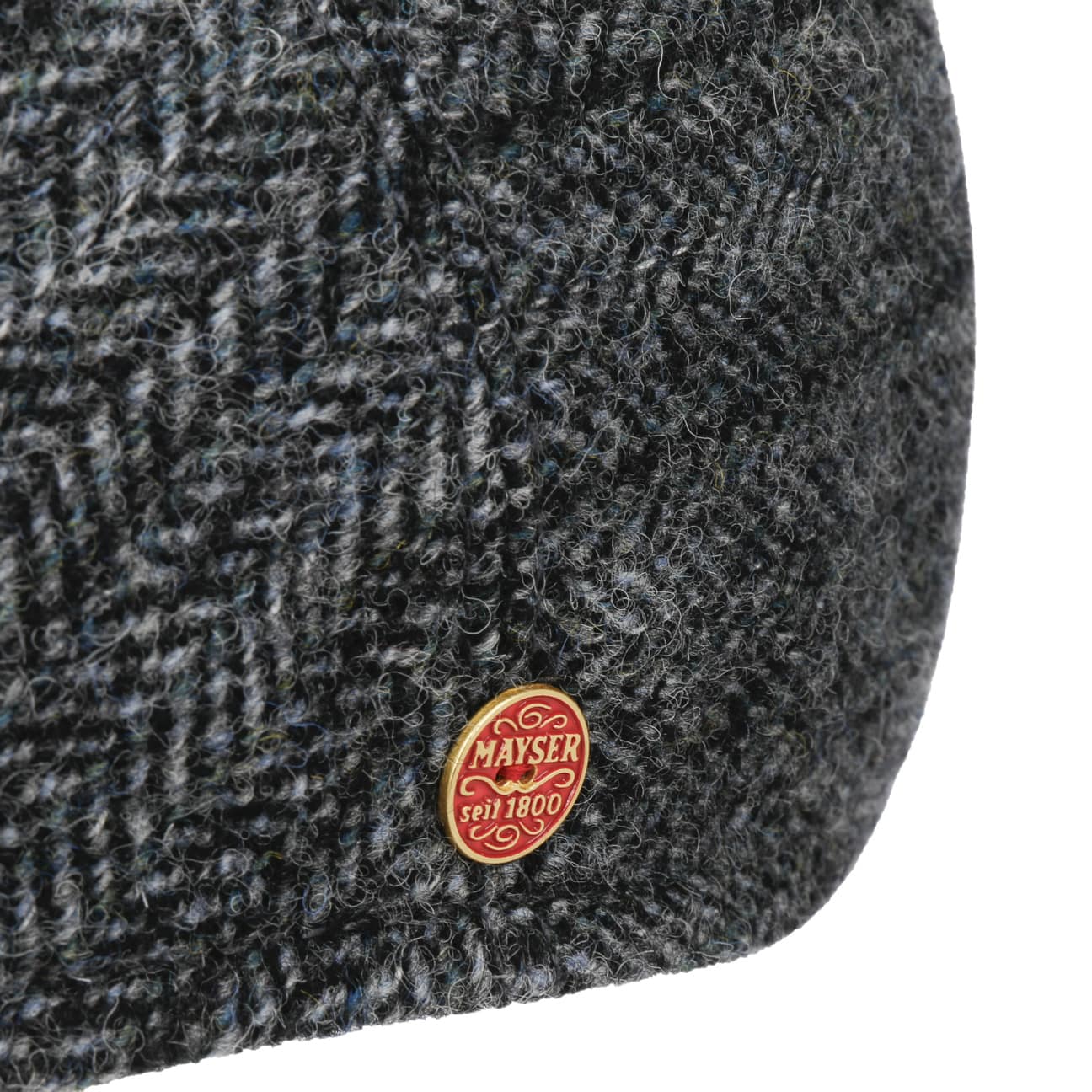 Premium Sidney Wool Flat Cap with Ear Flaps by Mayser - Warm Winter Hat for Men & Women - Perfect for Outdoor Activities, Hiking, and Cold Weather Fashion