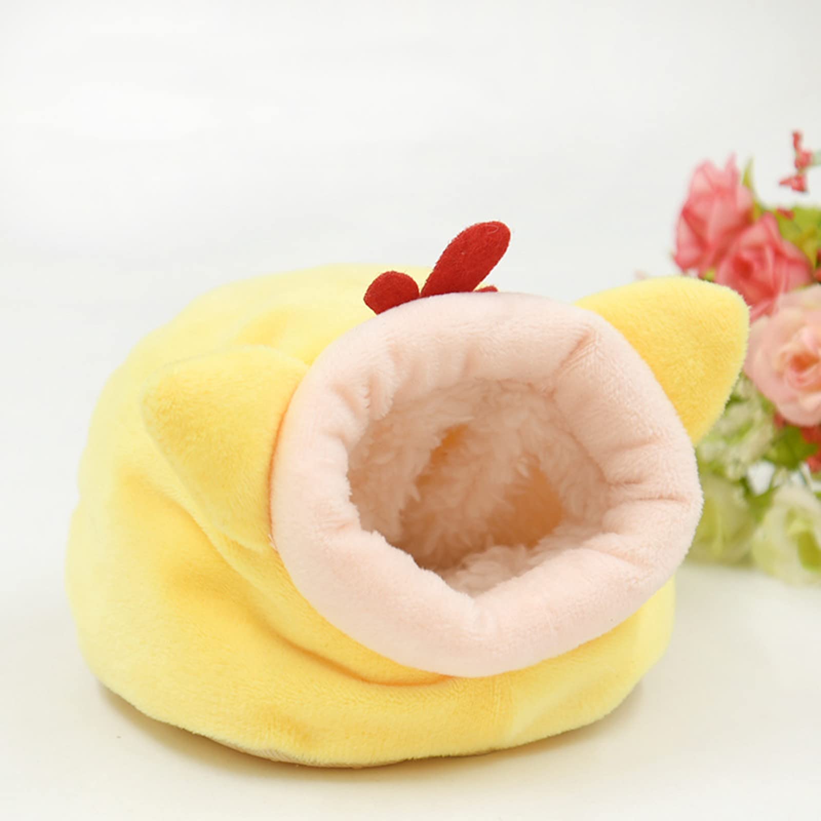 Warm Velvet Hamster Hammock - Cozy Pet Bed for Guinea Pigs & Hedgehogs - Perfect for Winter Sleep
