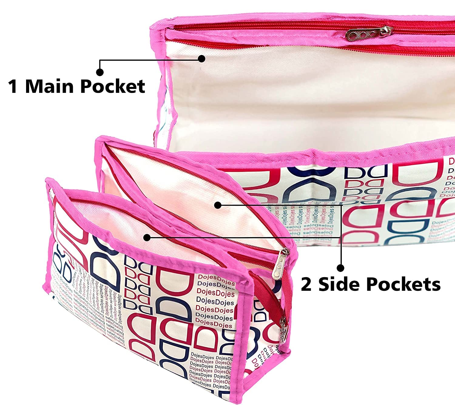 PRISMAXIC 3-Piece Travel Toiletry Bag Set - Waterproof Cosmetic & Makeup Organizer Pouch for Men & Women - Perfect for Airplane, Gym, Camping & Business Trips