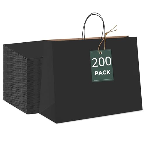 Black 16x6x12 Inch 200Pcs
