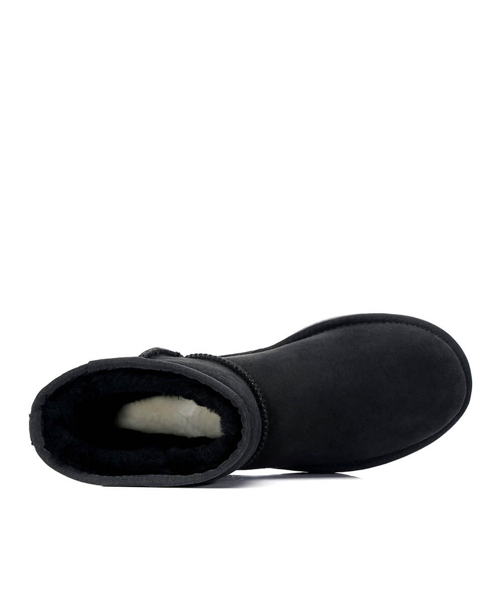 Men's UGG Classic Luxe Mini Boots - Genuine Sheepskin Winter Boots for Men | Cozy & Waterproof Snow Boots for Cold Weather, Hiking & Outdoor Activities