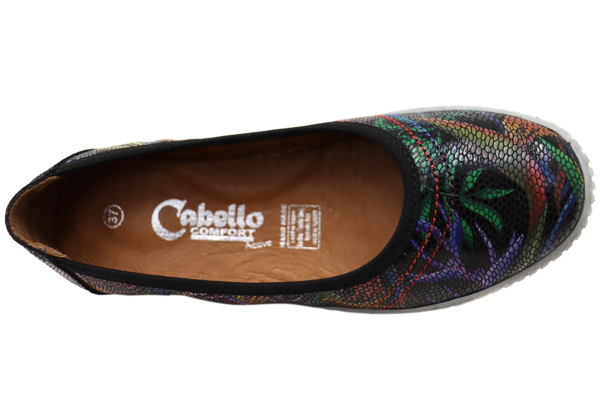 Cabello Comfort CP753 Women's European Leather Comfort Shoes - Stylish & Supportive for Work, Walking & Everyday Wear