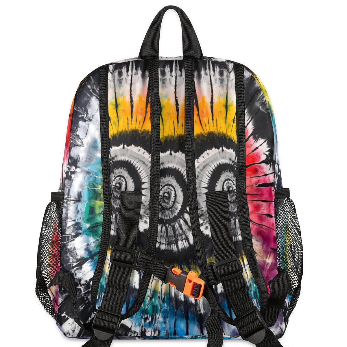 CFPOLAR Tie Dye Kids Backpack for Boys & Girls - Cute Lightweight Toddler Backpack with Chest Strap for Preschool, Kindergarten & Elementary School - Perfect Mini Shoulder Bookbag for Daily Use, Travel & Outdoor Activities