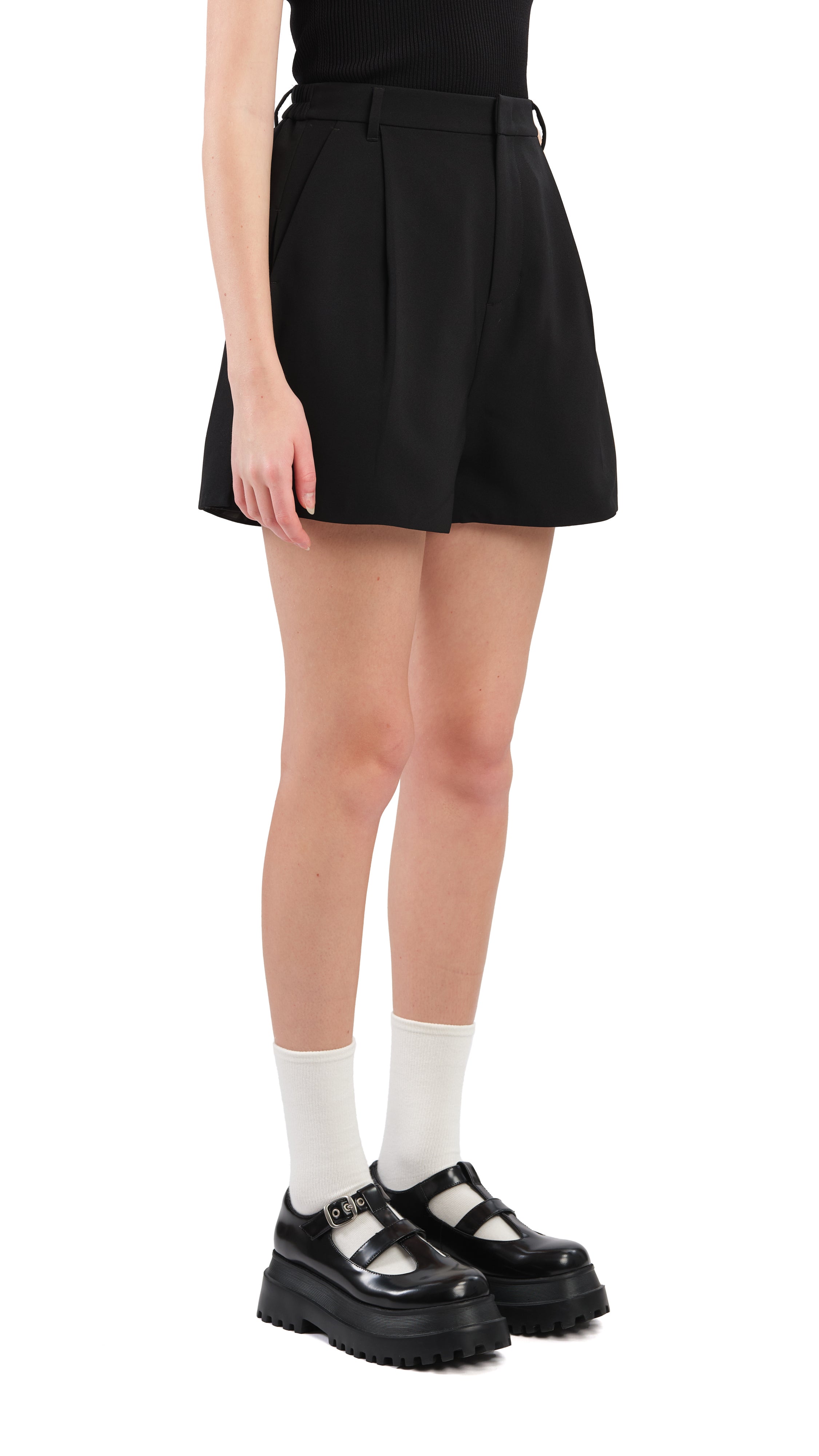High Waist Side Slit Shorts for Women - Trendy Summer Fashion Shorts with Side Slits, Comfortable Stretchy Fabric for Casual Wear, Gym, Beach & Vacation Outfits
