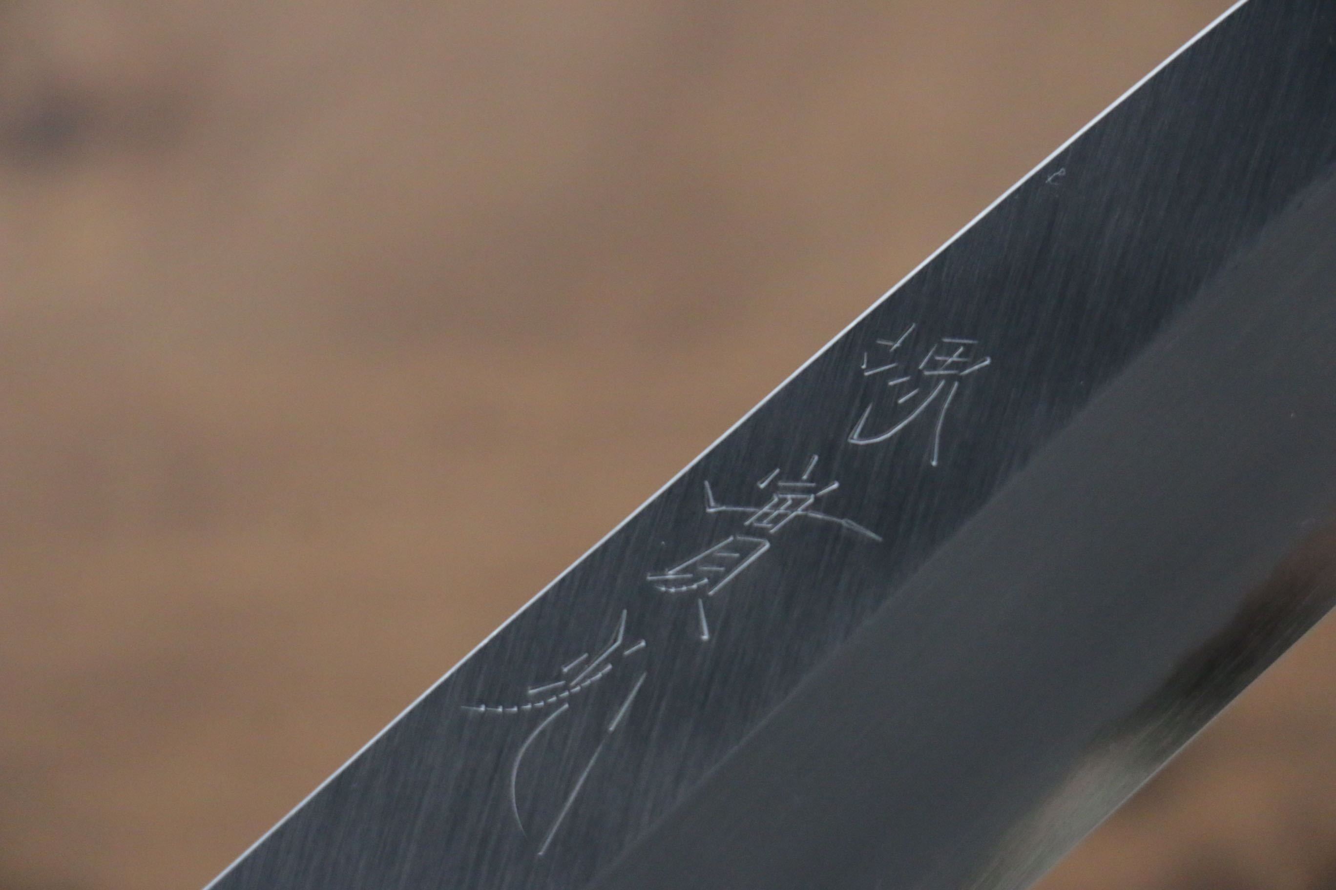 Jikko White Steel No.2 Kamagata Usuba Japanese Chef Knife 165mm with Premium Shitan Handle - Perfect for Sushi, Vegetables & Precision Cutting
