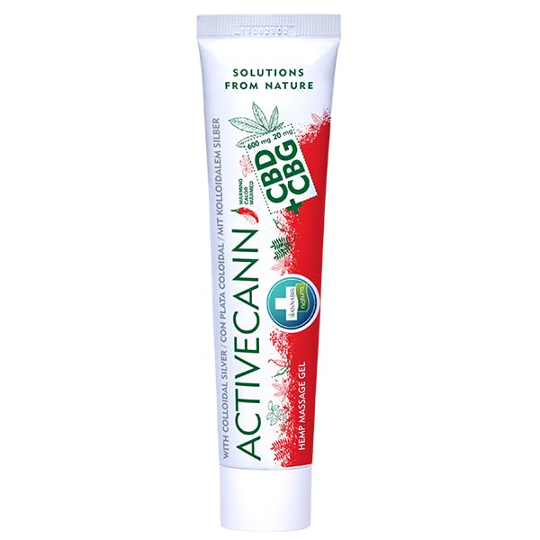 Annabis ACTIVECANN Warming CBD + CBG Massage Gel with Hemp Seed Oil, Capsicum & Cinnamon - 75ml for Muscle Pain Relief & Joint Comfort - Perfect for Post-Workout Recovery & Arthritis Support