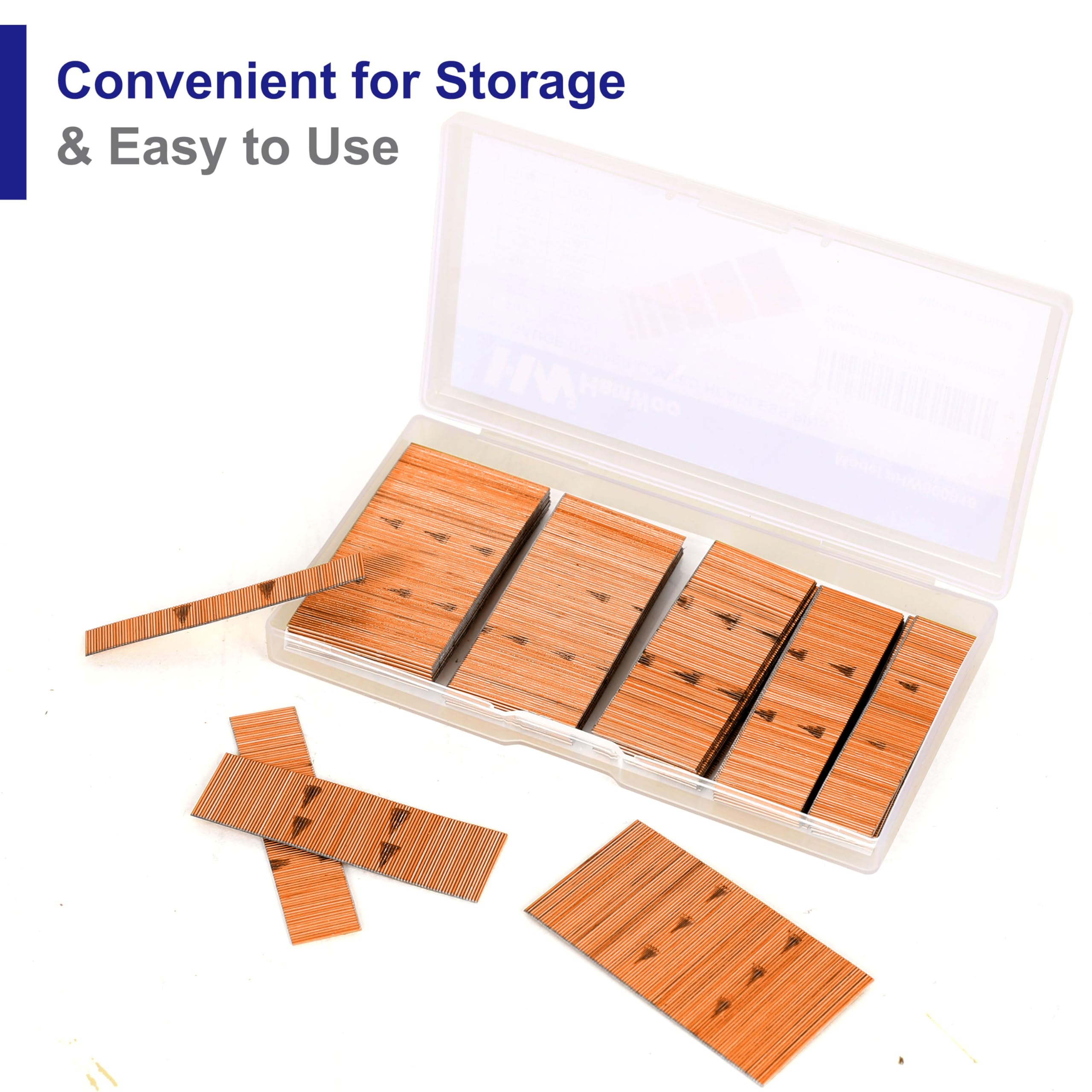 7000 Pcs 23 Gauge Headless Pin Nails - 7 Sizes (3/8