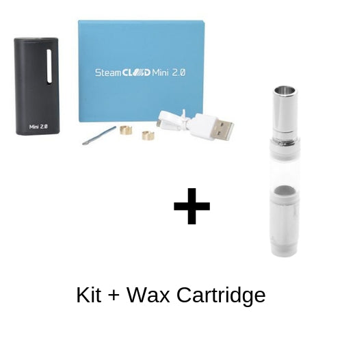 SteamCloud Mini 2.0 Portable Vaporizer - Compact & Discreet Dry Herb & Concentrate Vaporizer for On-The-Go Use | Perfect for Travel, Hiking & Outdoor Activities