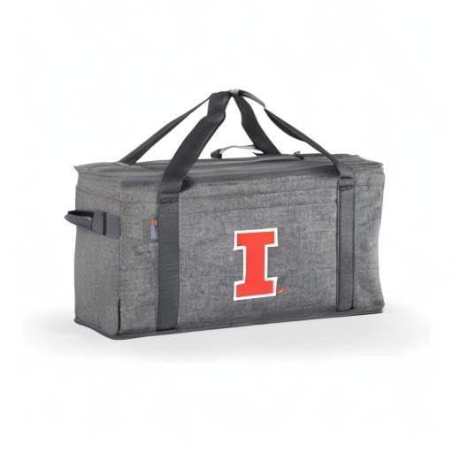 PICNIC TIME NCAA Unisex-Adult 64 Can Collapsible Cooler - Portable Insulated Picnic Cooler for Camping, Beach, Tailgating & Outdoor Parties