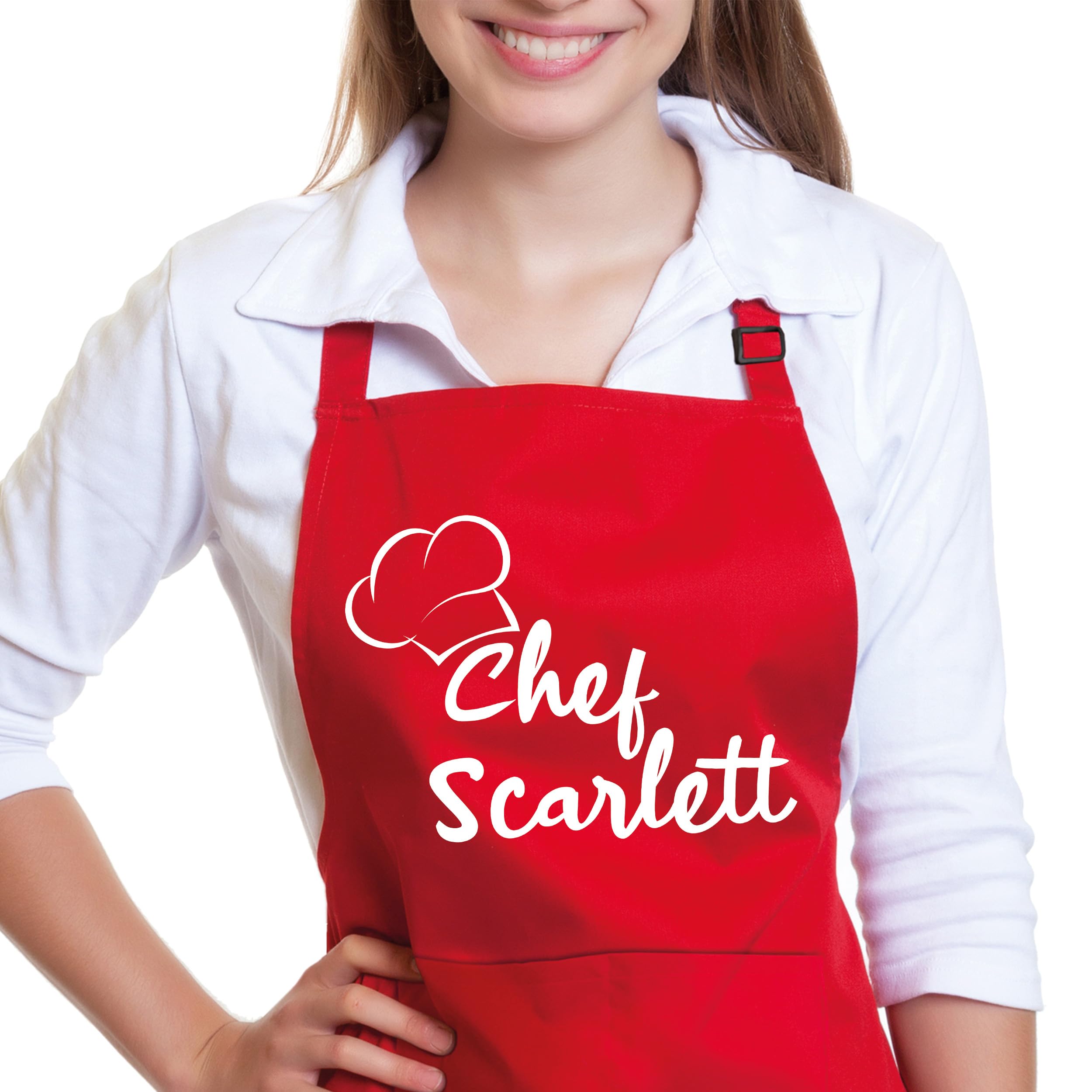 Personalized Custom Aprons for Men & Women - Unique Birthday, Anniversary & Housewarming Gifts - Perfect for Cooking, Baking, BBQ & Kitchen Use