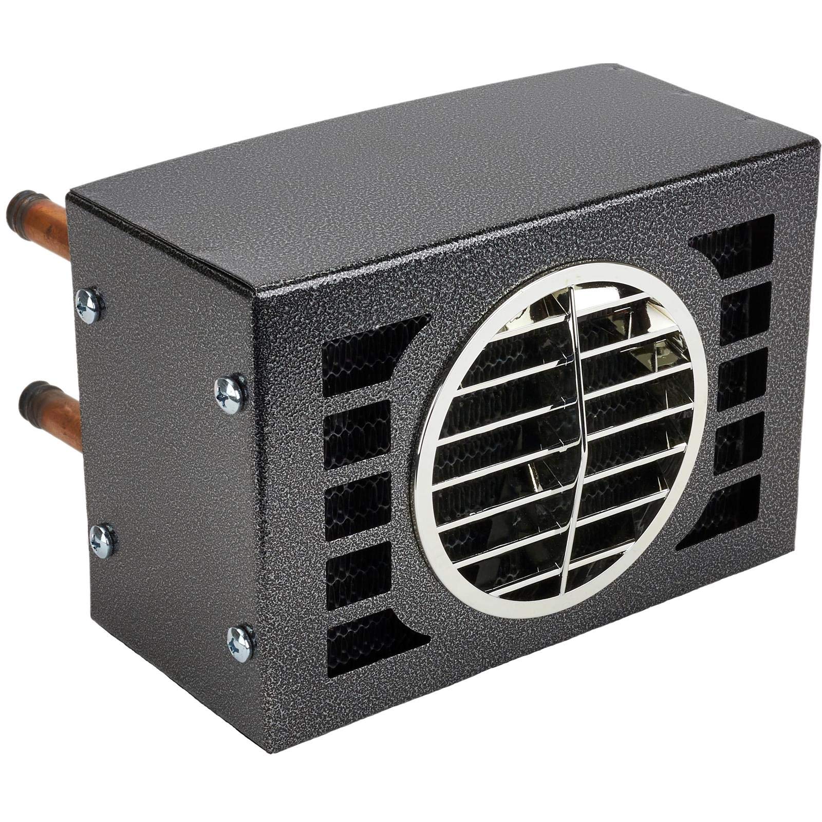Speedway Motors Universal 12V 20,000 BTU Compact Under-Dash Heater with Adjustable Louvers & Dual-Speed Fan - Perfect for Street Rods & Custom Cars - Includes Rear Hose Connections for Easy Installation
