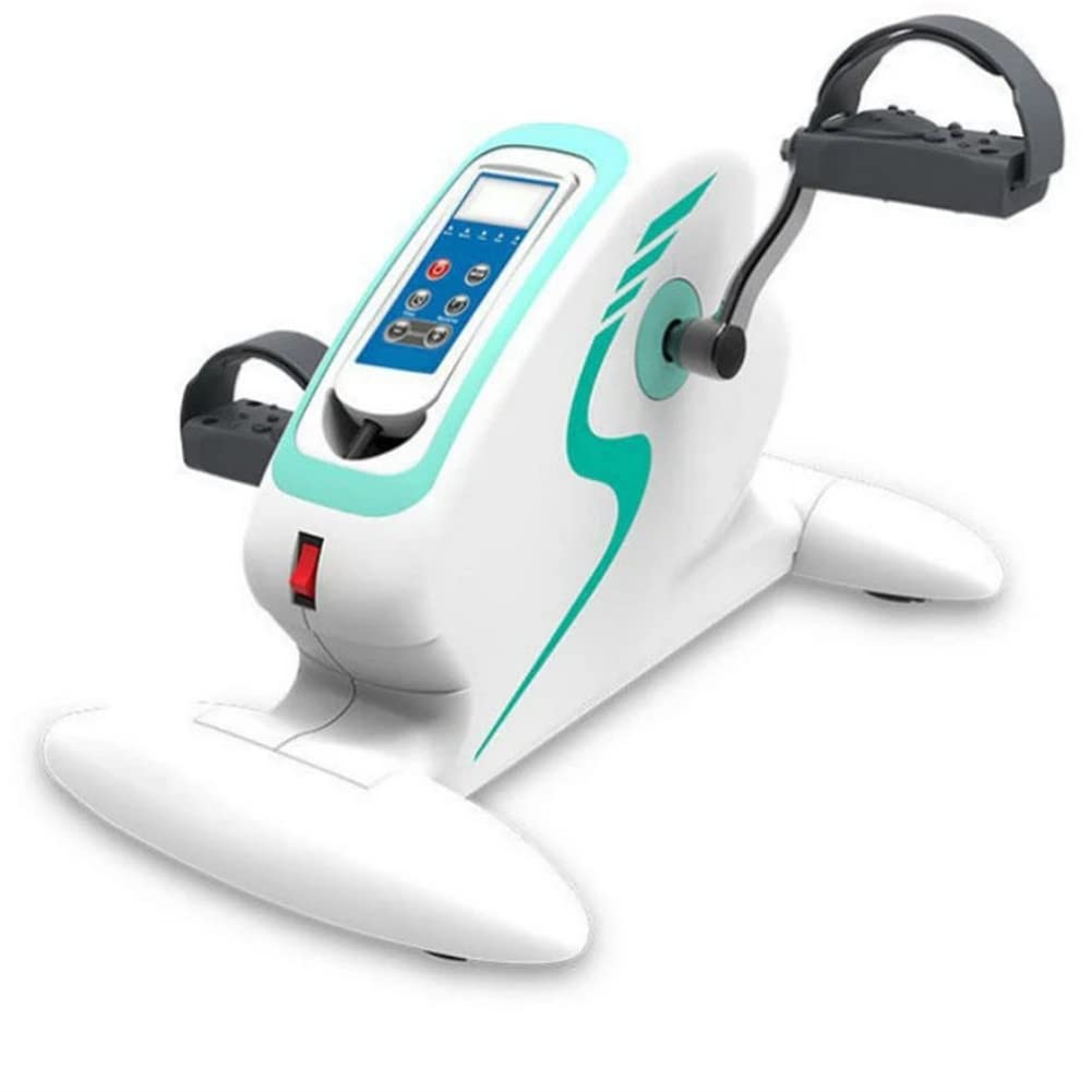 Under Desk Bike Pedal Exerciser - Portable Mini Exercise Bike for Leg & Arm Workouts - Cardio Training, Physical Therapy & Home Fitness Equipment - Perfect for Office, Home & Rehabilitation Use