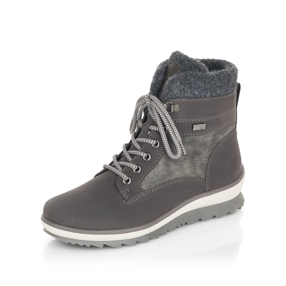 Remonte Women's Waterproof Winter Snow Boots - Insulated Warm Ankle Boots for Cold Weather, Hiking & Outdoor Activities