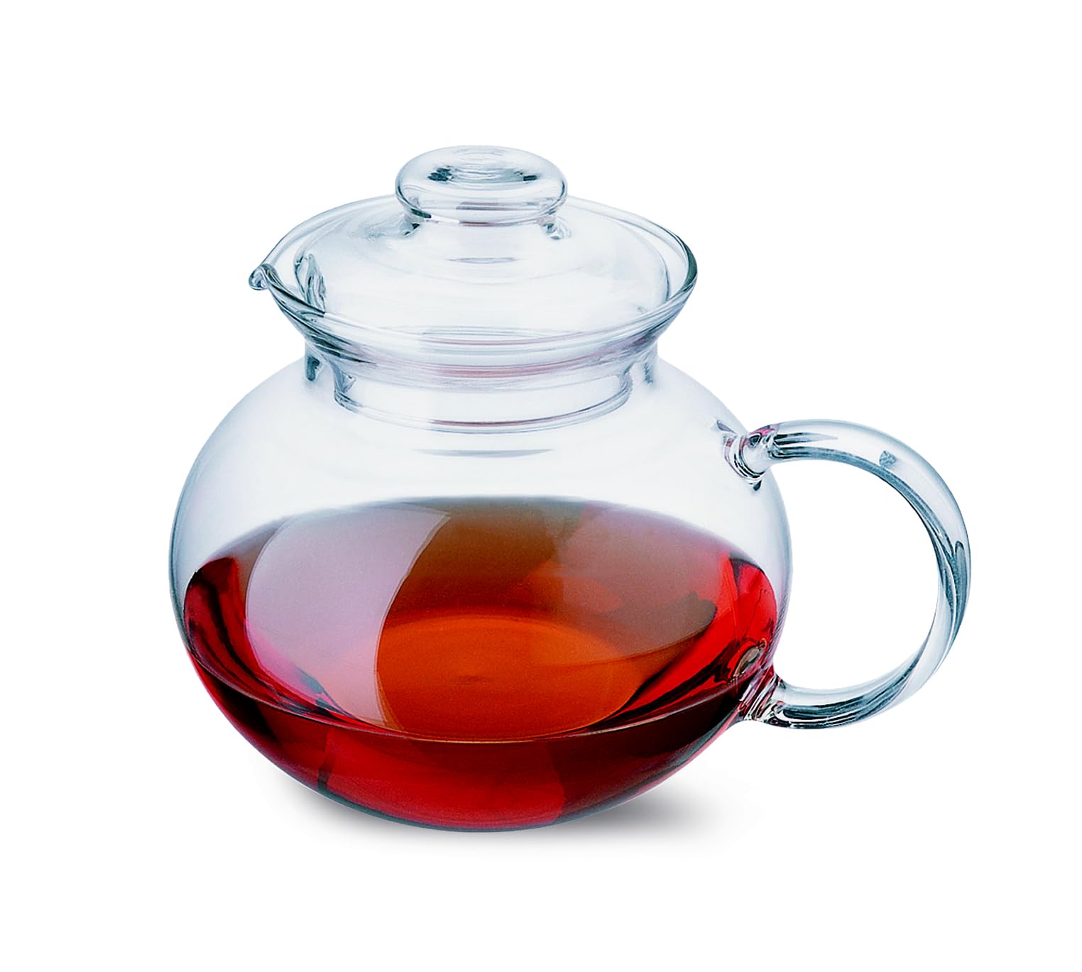 Simax Glass Teapot - 1 Quart/4 Cup Stovetop & Microwave Safe Tea Kettle with Spout for Boiling Water - Perfect for Loose Leaf Tea, Herbal Infusions & Serving Hot Beverages