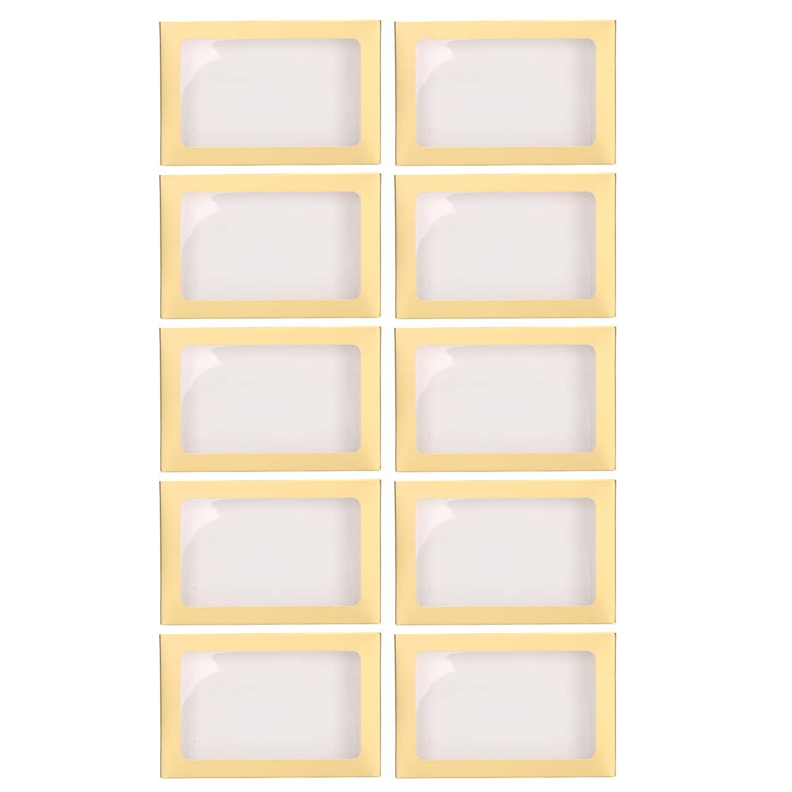 Ubersweet® 10pcs False Eyelashes Storage Box - Lightweight & Compact Eyelash Organizer for Travel & Home - Empty Eyelash Packaging Case for Easy Storage & Carry - Perfect for Makeup Artists & Beauty Lovers