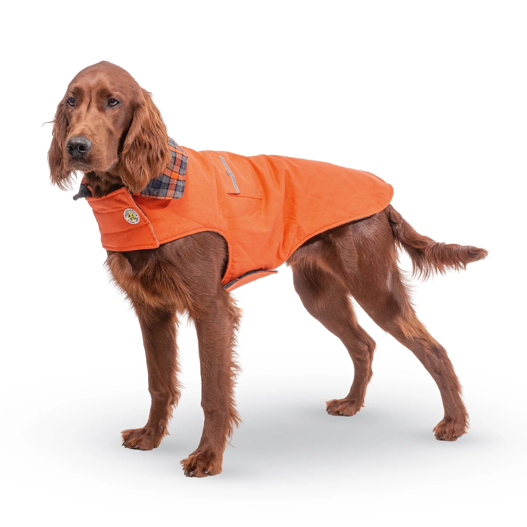 UpCountry Orange Field Coat - Waterproof Hunting Jacket for Men, Lightweight & Windproof Outdoor Coat for Hiking, Camping & Fishing | All-Season Performance Gear