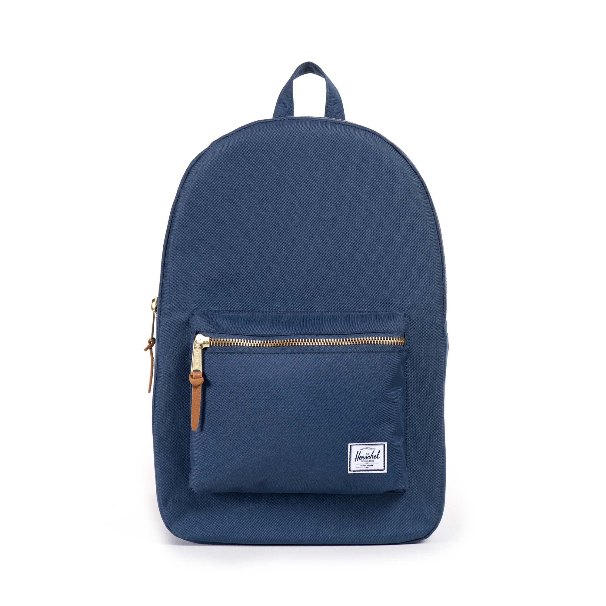 Herschel Settlement Backpack - Water-Resistant Laptop Backpack for Men & Women, Navy Blue - Perfect for Work, School, Travel & Daily Commute