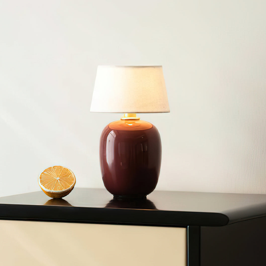 Como Petite Table Lamp - Modern Small Nightstand Lamp for Bedroom, Living Room, Office - Soft Warm White Light, Touch Control, USB Charging - Perfect for Reading, Relaxing & Home Decor