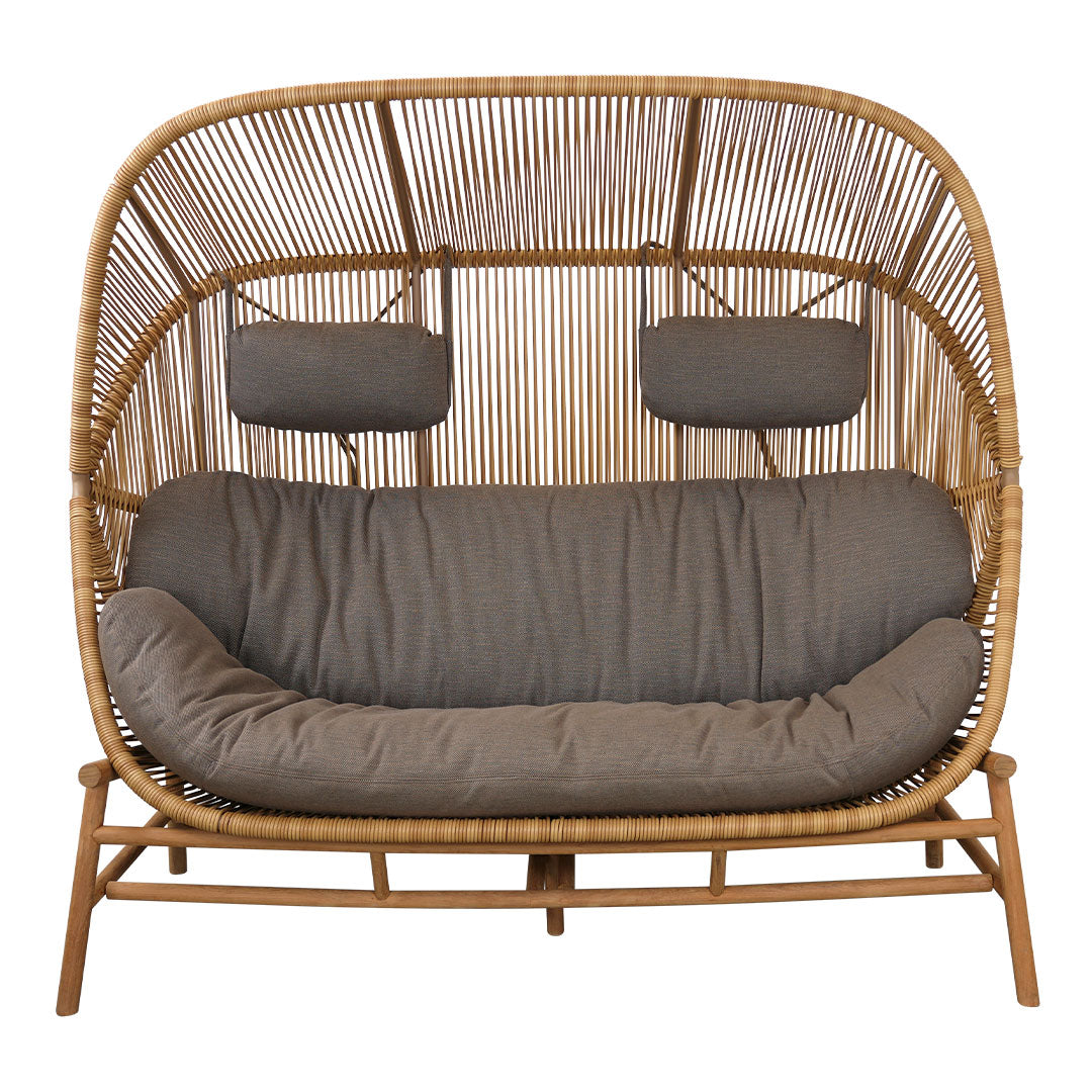 Hive 2-Seater Sofa - Modern Fabric Loveseat for Small Spaces | Perfect for Living Room, Apartment & Office Waiting Area